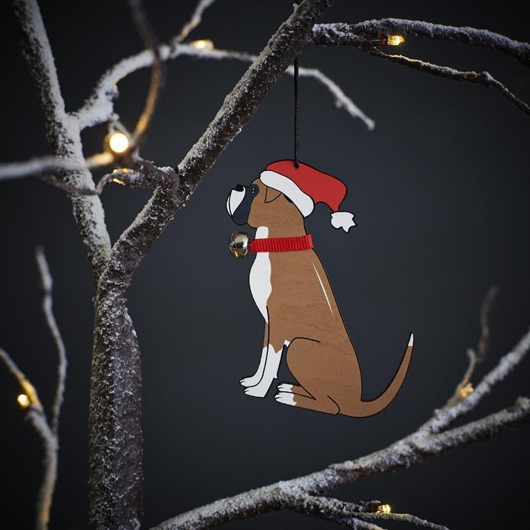 Sweet WIlliam | Dog Christmas Tree Decoration - Boxer