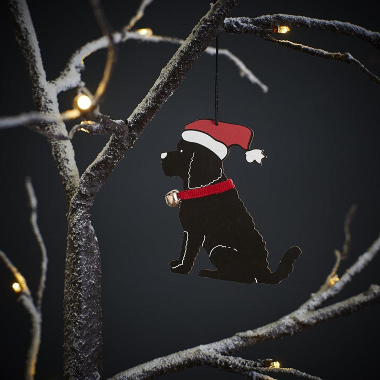 Sweet WIlliam |  Dog Christmas Tree Decoration - Cockapoo/ Labradoodle (Black)