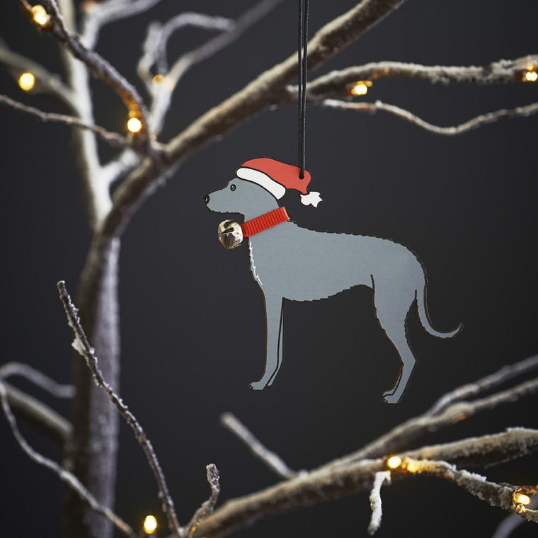 Sweet William | Christmas Tree Decoration - Lurcher