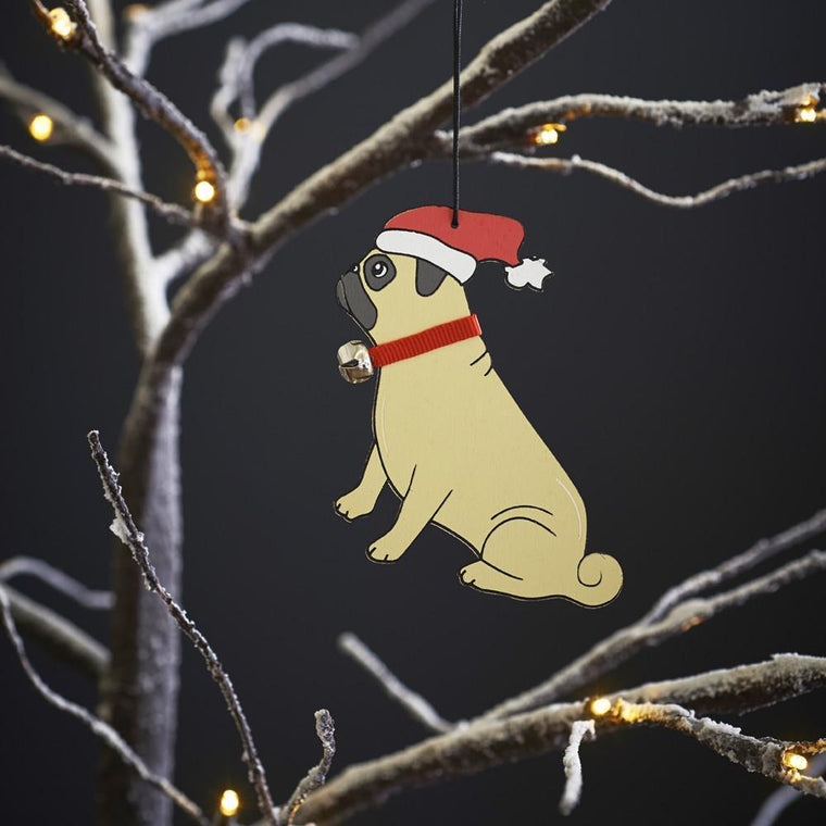 Sweet William | Christmas Tree Decoration - Pug