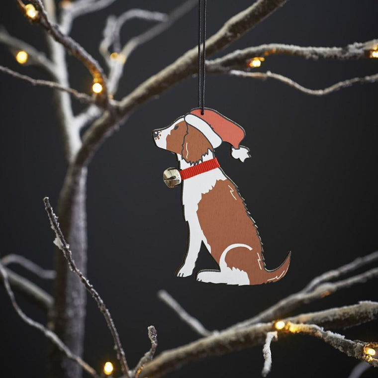 Sweet William | Christmas Tree Decoration - Springer Spaniel ( Liver & White )