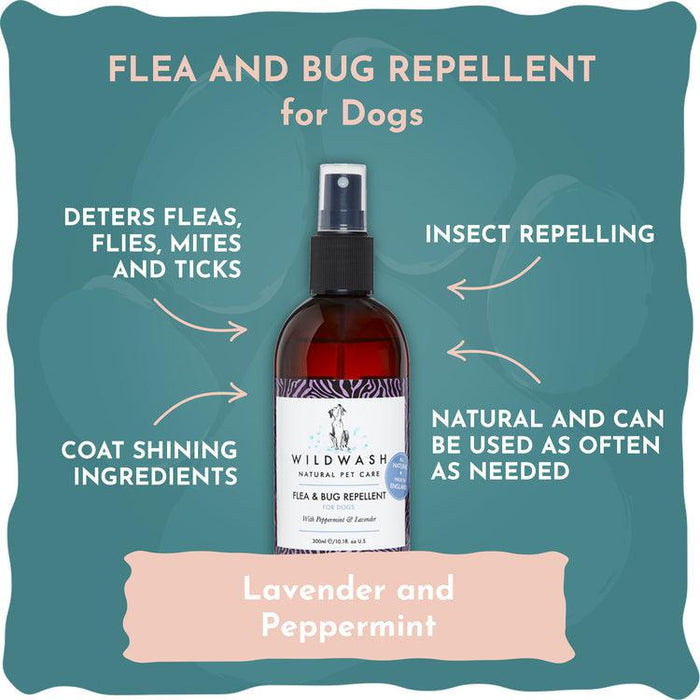 Wildwash PRO | Flea & Bug Repellent For Dogs - 300ml-WildWash-Love My Hound