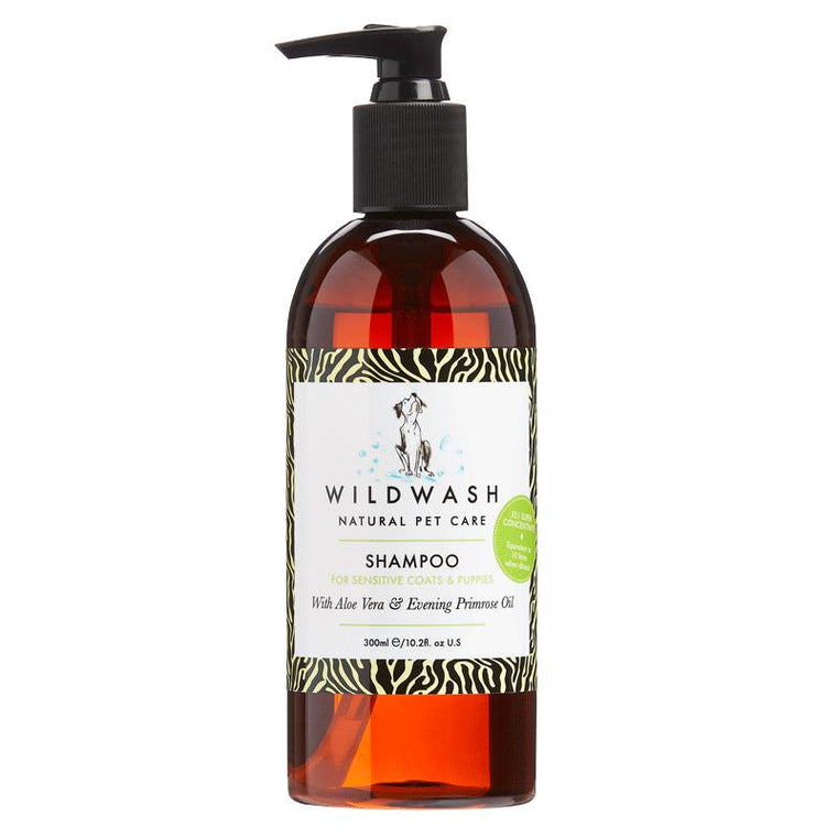 Wildwash PRO Shampoo 'For Sensitive Coats, Puppies, Cats and Kittens' - 300ml