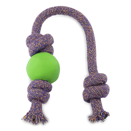 Beco - Ball on Rope Dog Toy - Blue-Beco-Love My Hound