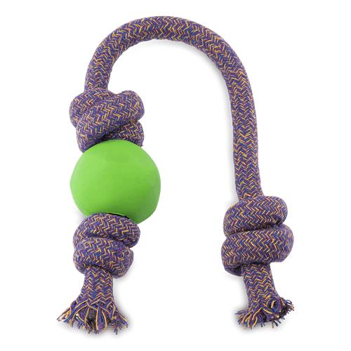 Beco - Ball on Rope Dog Toy - Green