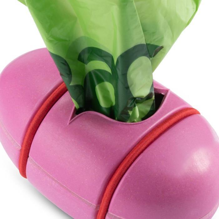 Beco - Bamboo Dog Poop Bag Dispenser - Pink-Beco-Love My Hound