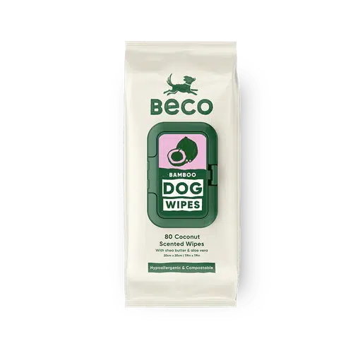 Beco - Bamboo Dog Wipes- Coconut
