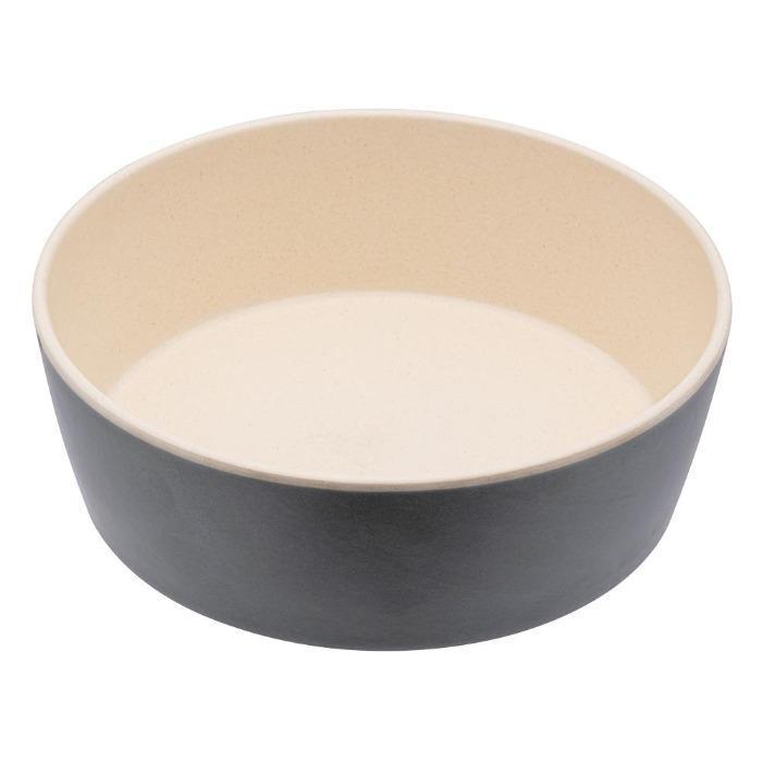 Beco - Bamboo Printed Dog Bowl - Grey