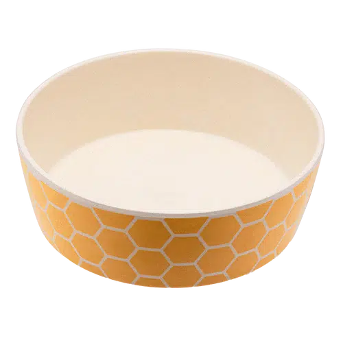 Beco - Bamboo Printed Dog Bowl - Honey Comb-Beco-Love My Hound