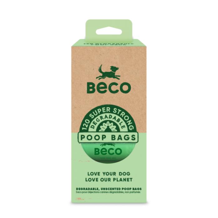 Beco - Degradable Dog Poop Bags - 120 (unscented)