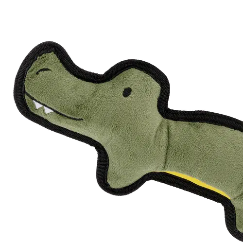 Beco - Recycled Rough & Tough - Charlie the Crocodile Dog Toy-Beco-Love My Hound