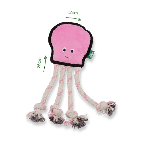 Beco - Recycled Rough & Tough - Ollie the Octopus Dog Toy-beco-Love My Hound