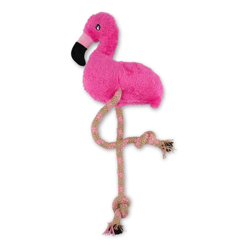 Beco - Recycled Soft Flamingo - Dog Toy