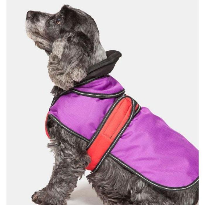 Danish Design - The Ultimate 2 in 1 Waterproof and Fleece Dog Coat - Purple