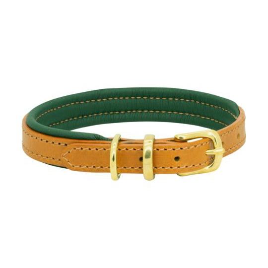 Dogs & Horses Padded Leather Dog Collar - Burghley-Dogs & Horses-Love My Hound