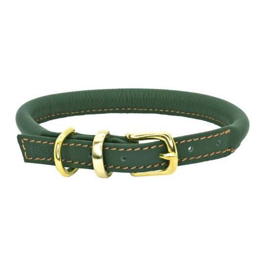 Dogs & Horses Rolled Leather Dog Collar - Burghley-Dogs & Horses-Love My Hound