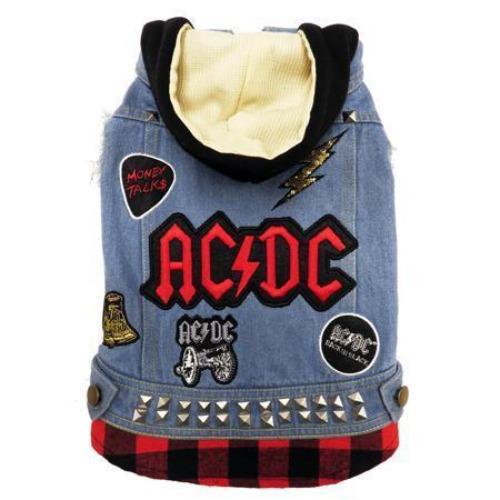 Fabdog AC/DC Dog Denim Jacket-Fabdog-Love My Hound