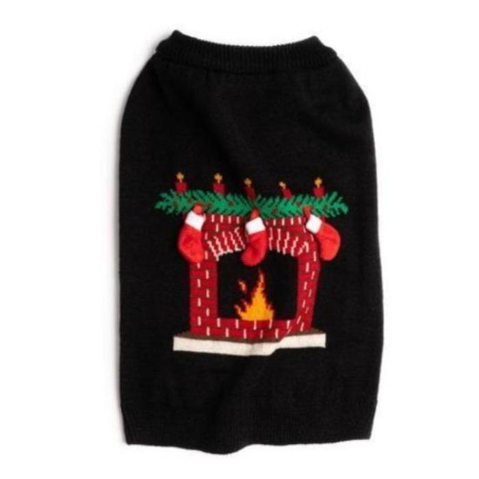 Fabdog | Christmas Dog Jumper - Fireplace-Fabdog-Love My Hound
