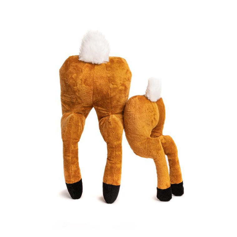 Fabdog | Christmas Reindeer Bottom - Squeaky Dog Toy