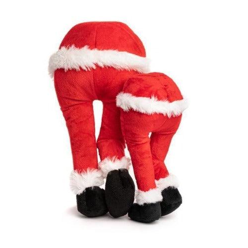 Fabdog | Christmas Santa Bottom - Squeaky Dog Toy