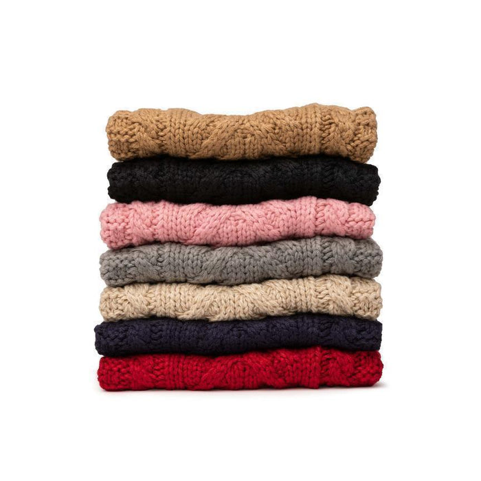 Fabdog | Chunky Turtleneck Dog Jumper - Pink-Fabdog-Love My Hound