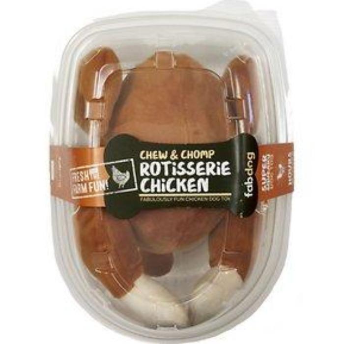 Fabdog | Rotisserie Chicken - Plush Dog Toy