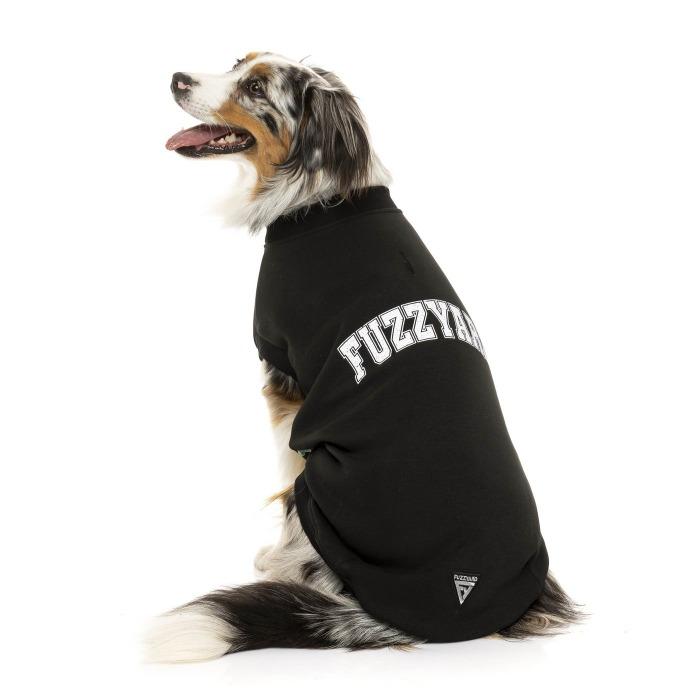 FuzzYard | College Sweater - Dog Jumper Black-FuzzYard-Love My Hound