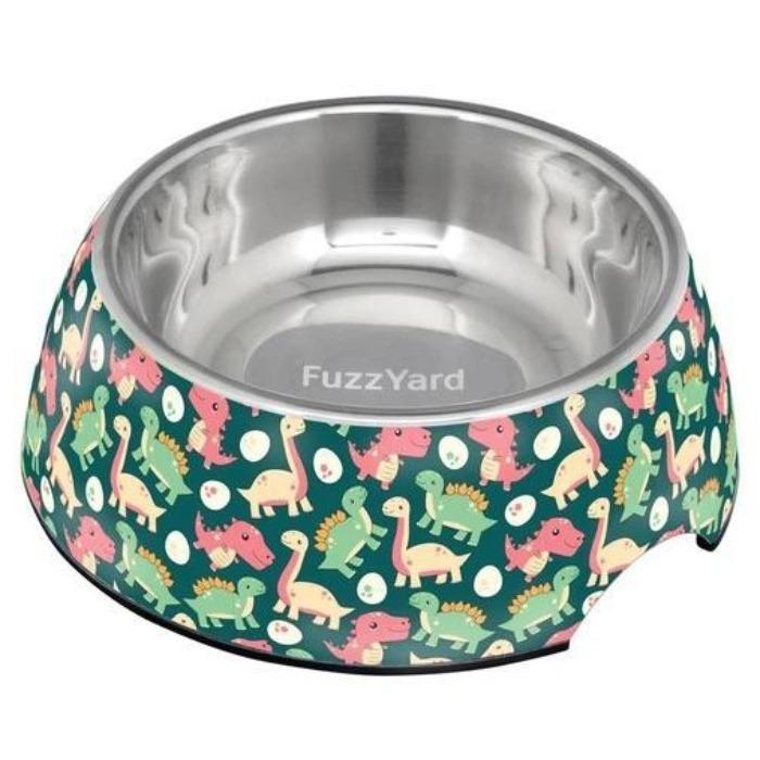 FuzzYard Dog Bowl - Dinosaur Land-FuzzYard-Love My Hound