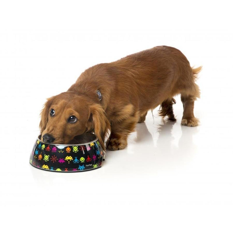 FuzzYard Dog Bowl - Space Raiders-FuzzYard-Love My Hound