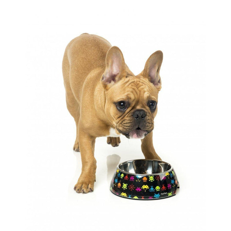 FuzzYard Dog Bowl - Space Raiders-FuzzYard-Love My Hound