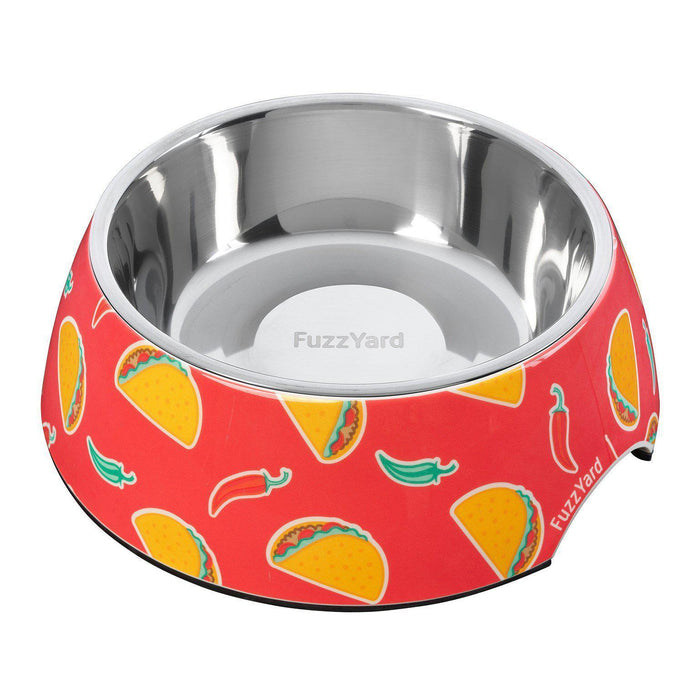 FuzzYard Dog Bowl - Tacos-FuzzYard-Love My Hound