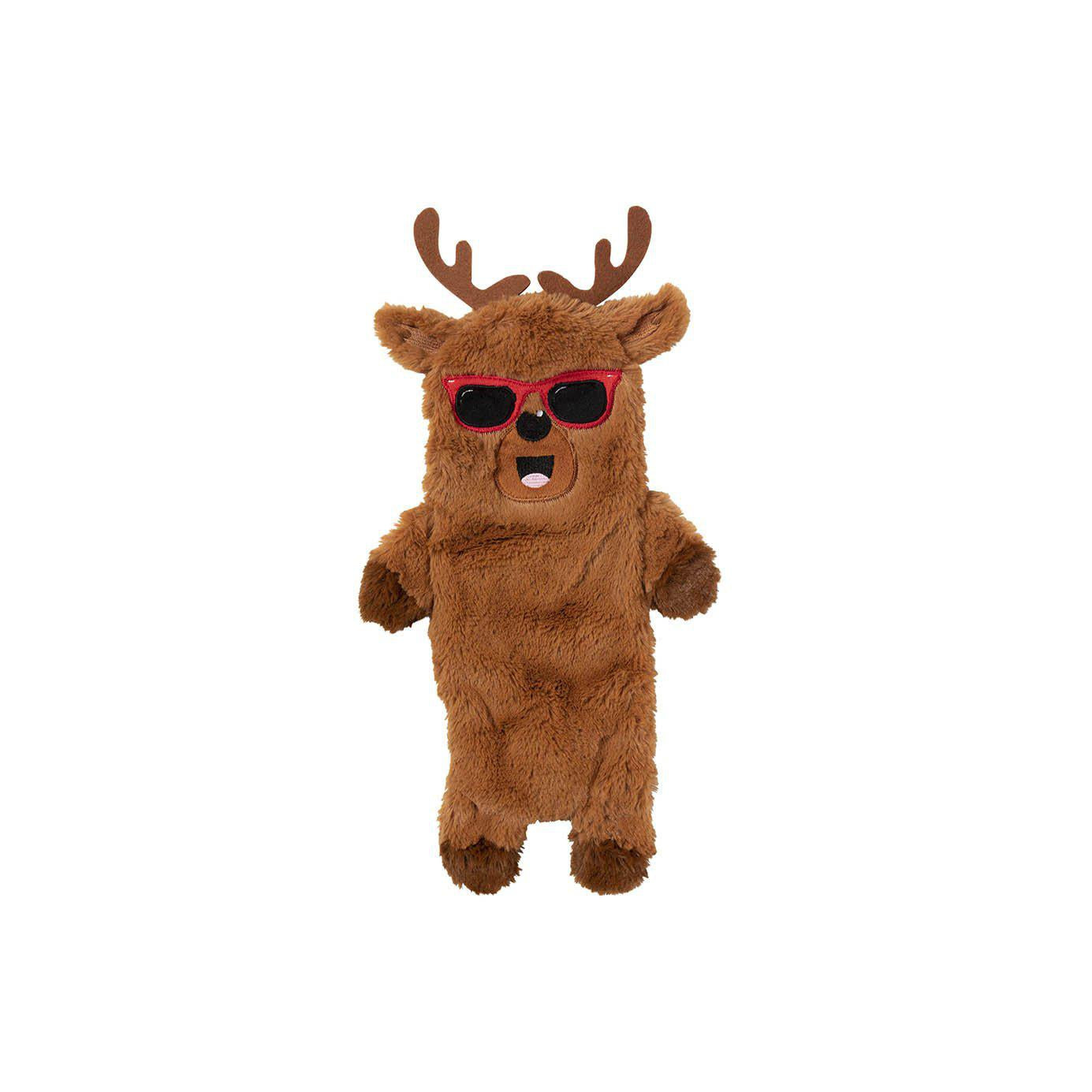 FuzzYard - Flat Out Christmas Reindeer - Dog Toy-FuzzYard-Love My Hound