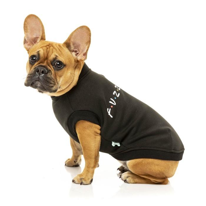 FuzzYard | Furrends (Friends) Sweater - Black-FuzzYard-Love My Hound