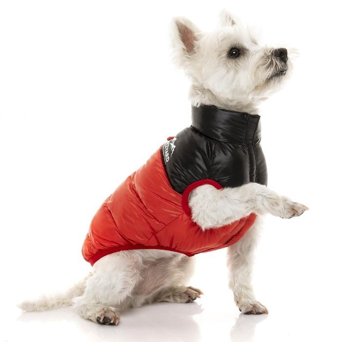 FuzzYard | Harlem Dog Puffer Jacket - Red-FuzzYard-Love My Hound