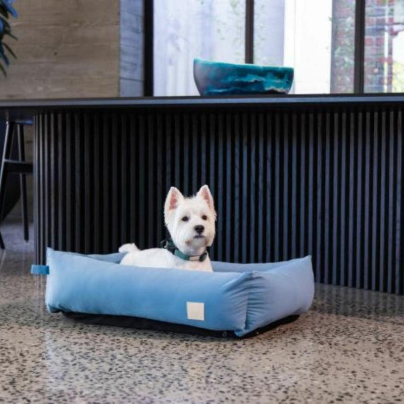FuzzYard Life Cotton Bed - French Blue-FuzzYard Life-Love My Hound