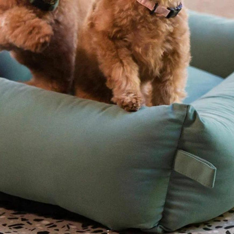 FuzzYard Life Cotton Bed - Myrtle Green-FuzzYard Life-Love My Hound