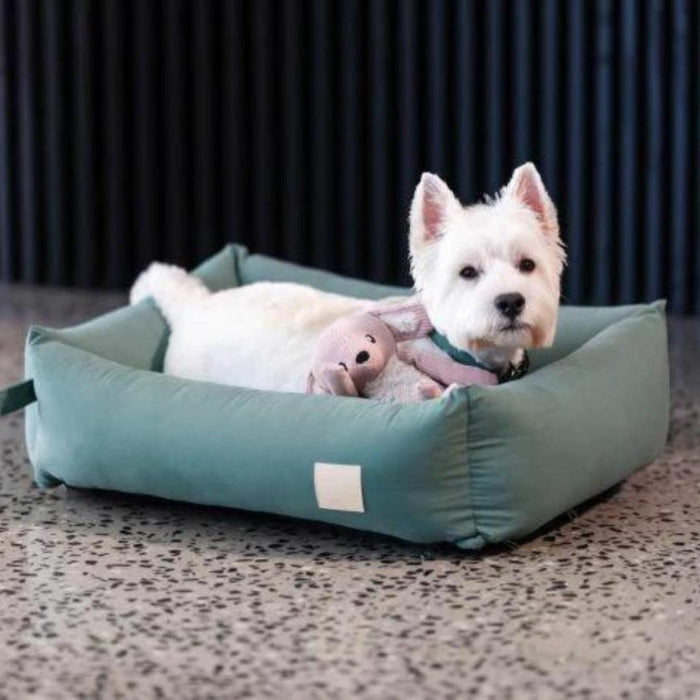 FuzzYard Life Cotton Bed - Myrtle Green-FuzzYard Life-Love My Hound