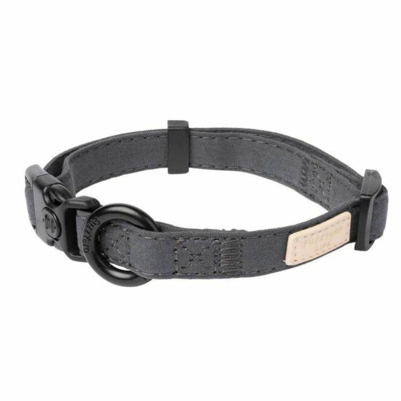 Matte black dog collar sale