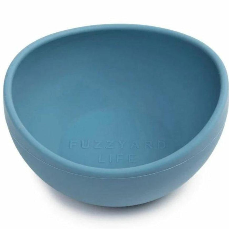 FuzzYard Life - Silicone Bowl - French Blue-FuzzYard Life-Love My Hound