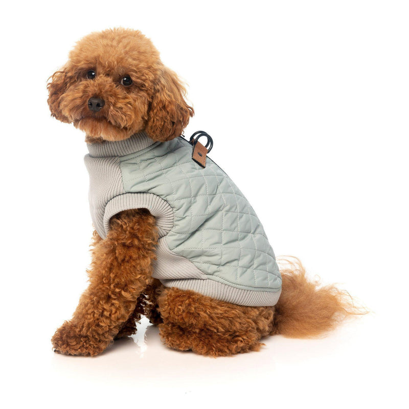 FuzzYard - MacGyver Dog Harness Jacket - Light Grey-FuzzYard-Love My Hound