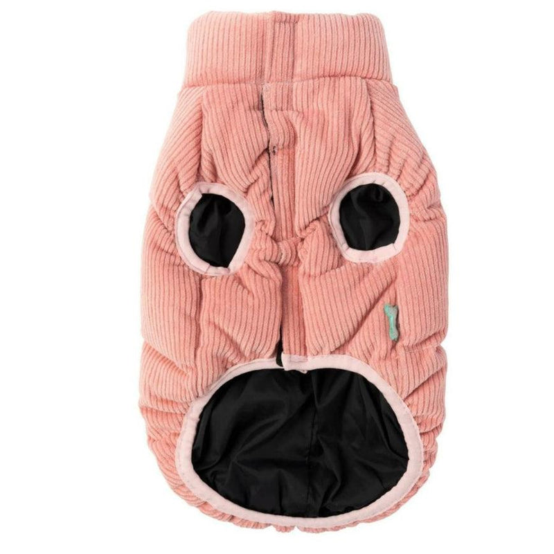 FuzzYard | Mosman Corduroy Puffer Jacket - Pink-FuzzYard-Love My Hound