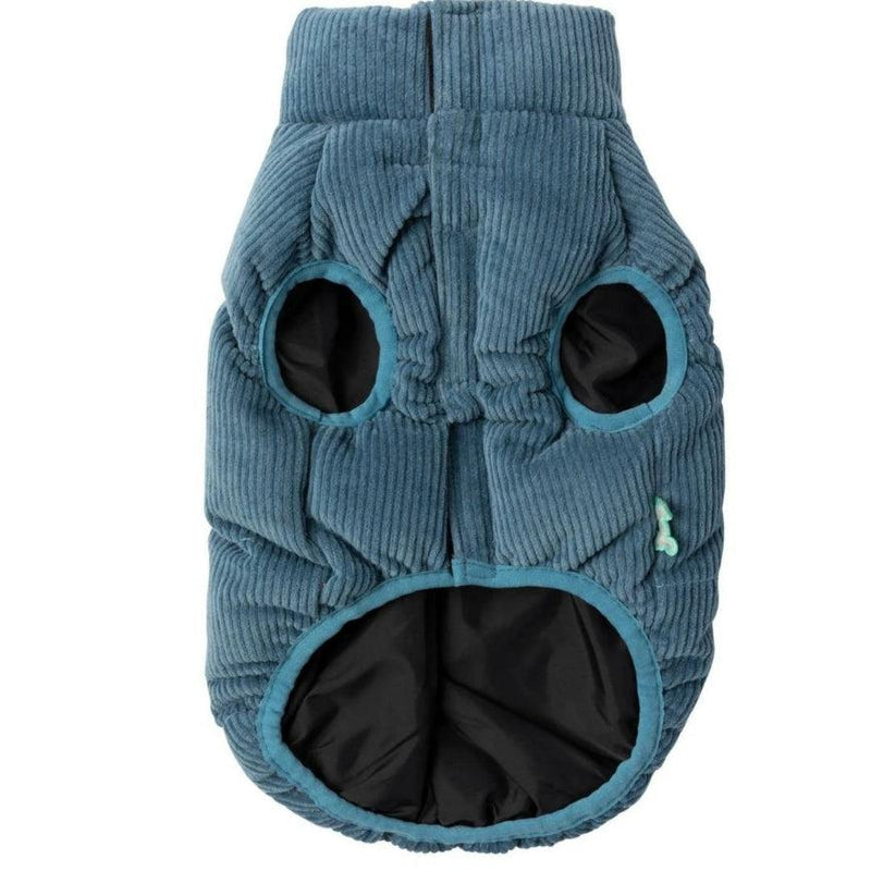 FuzzYard | Mosman Corduroy Puffer Jacket - Washed Blue-FuzzYard-Love My Hound