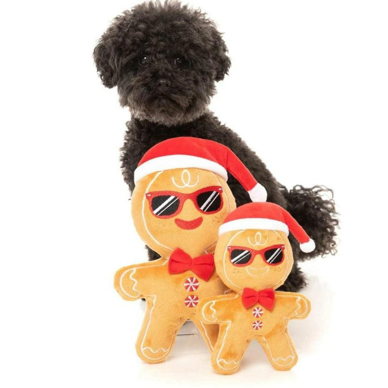 FuzzYard -  Mr Gingerbread - Christmas Dog Toy