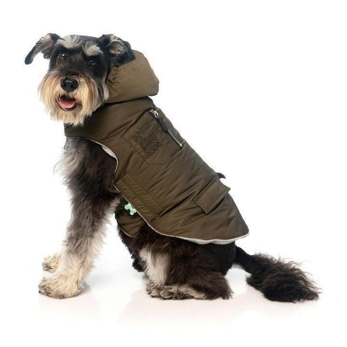 FuzzYard | Nomad Dog Jacket - Khaki-FuzzYard-Love My Hound