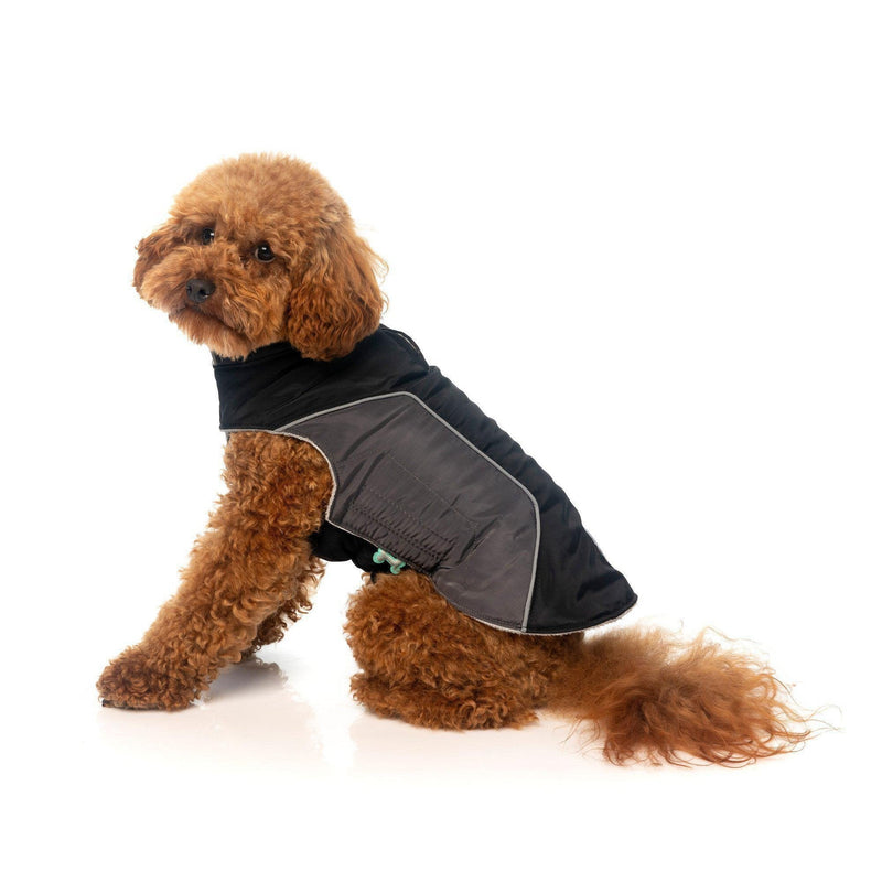 FuzzYard - Pac Dog Jacket - Black/Grey-FuzzYard-Love My Hound