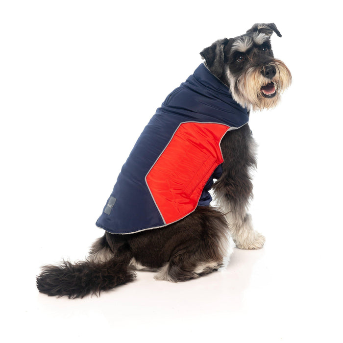 FuzzYard | Pac Dog Jacket - Navy/Red-FuzzYard-Love My Hound