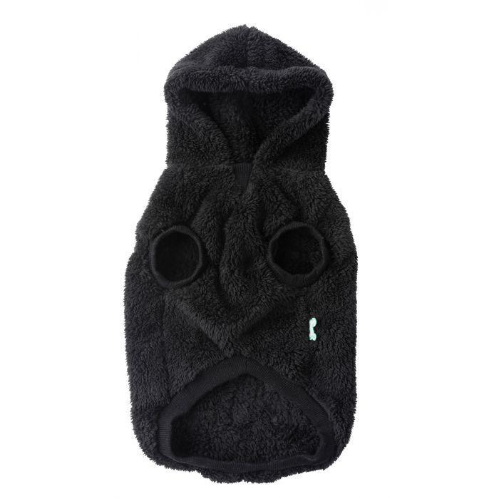 FuzzYard - Teddy Hoodie - Black-FuzzYard-Love My Hound