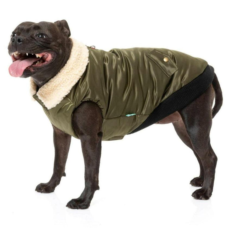 FuzzYard - The Zoomie Jacket - Olive-FuzzYard-Love My Hound