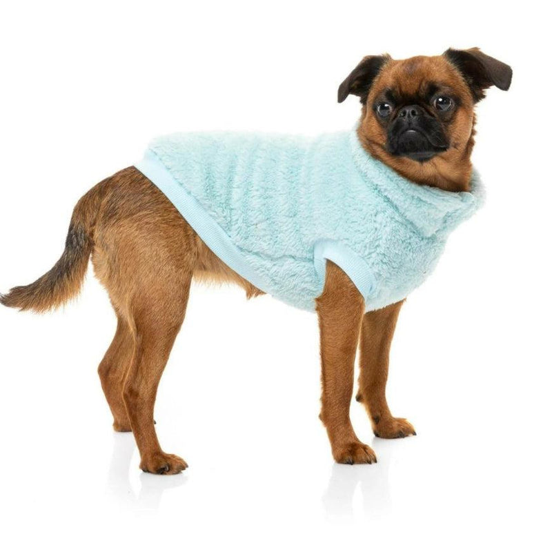 FuzzYard - Turtle Teddy Sweater - Arctic Ice-FuzzYard-Love My Hound