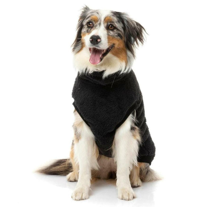 FuzzYard | Turtle Teddy Sweater - Black-FuzzYard-Love My Hound